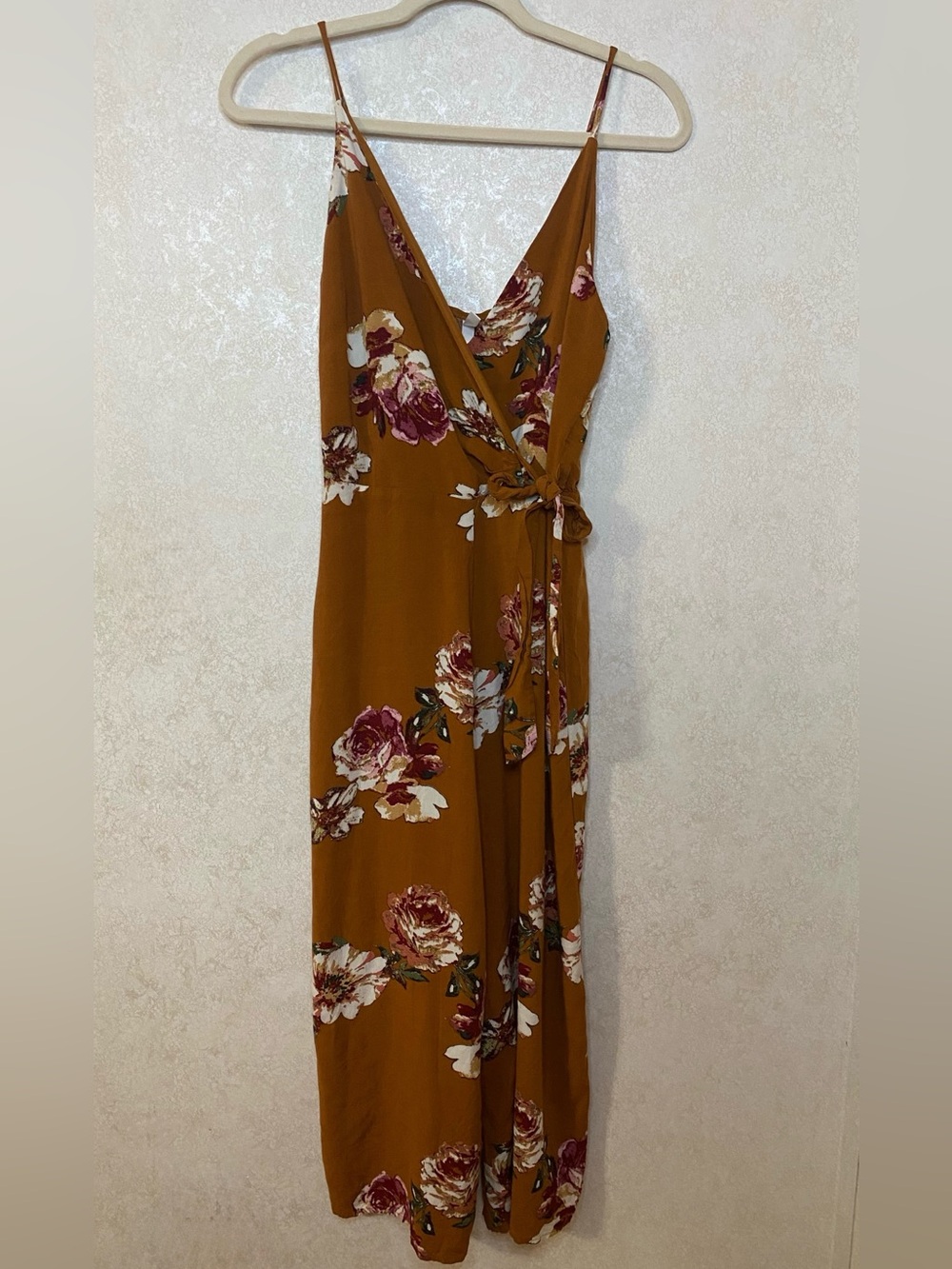 Floral Wrap Jumpsuit